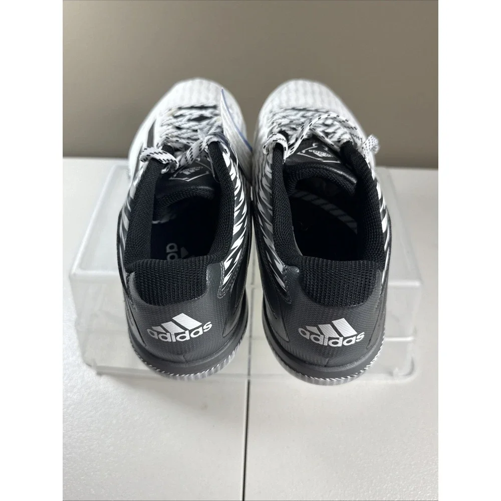 NEW Adidas PowerAlley 3 Baseball Cleats Men US 11.5 Litestrike Iron Skin BLK GRY